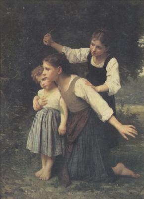 Adolphe William Bouguereau Dans le bois (mk26) oil painting image